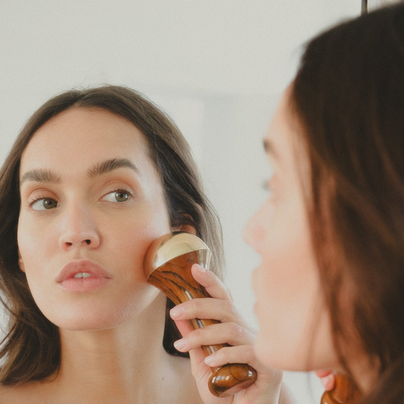 Kansa wand massage visage anti-ride AJY made in france holistique