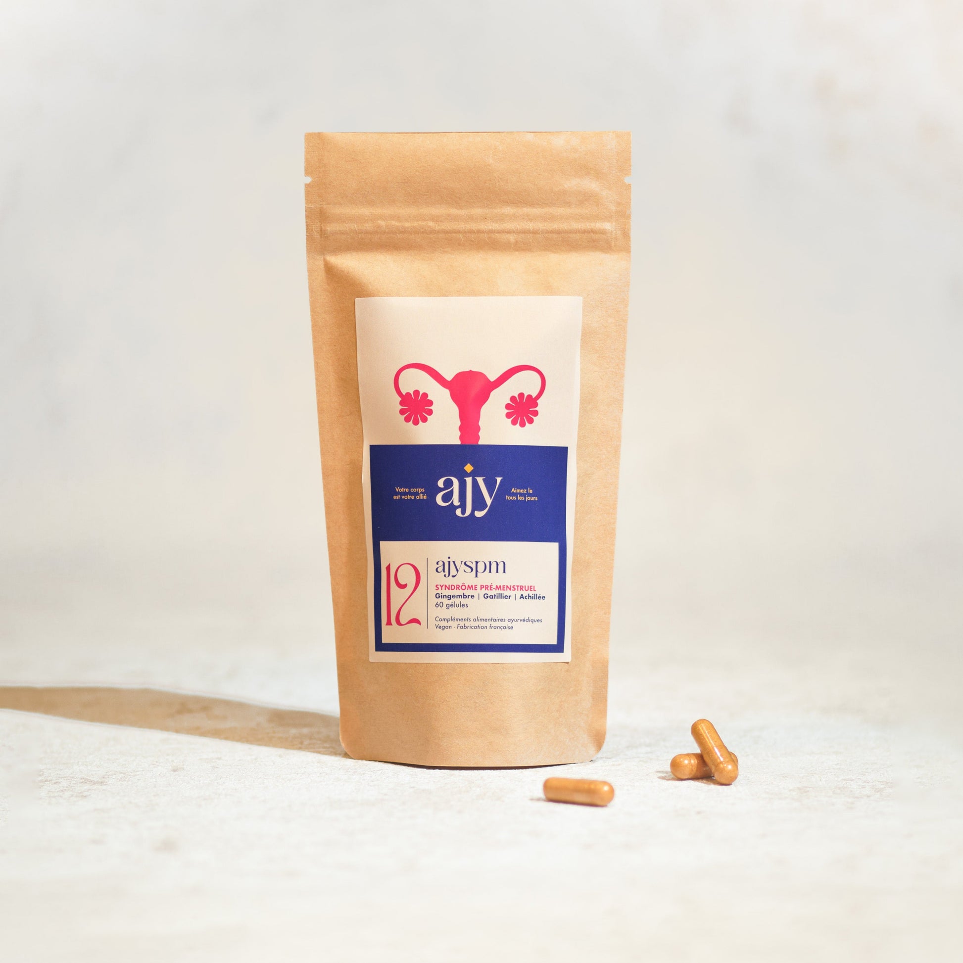 Ajyspm règles douloureuses SPM compléments alimentaires made in france vegan bio