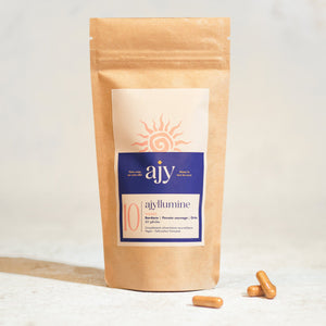 Ajyllumine compléments alimentaire bio vegan made in france ayurveda peau detox anti-acné