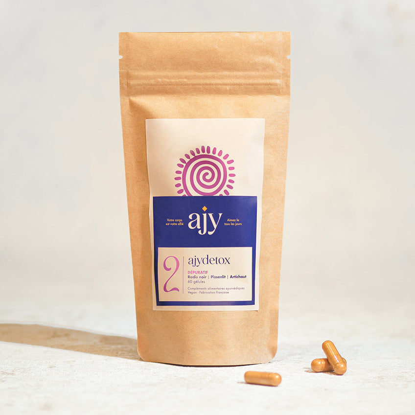 ajydetox compléments alimentaires detox depuratif perte de poids minceur capteur de graisse ajy alexandra rosenfeld ayurvéda ayurveda