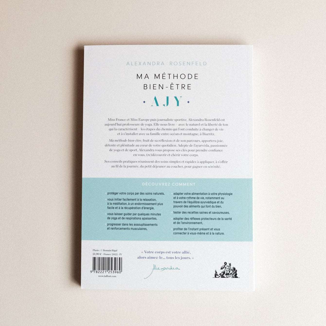 Livre "Ma méthode bien-être AJY" par Alexandra Rosenfeld