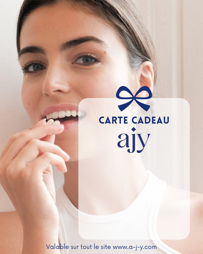 Carte cadeau AJY Made in France Complément alimentaires Bio Vegan