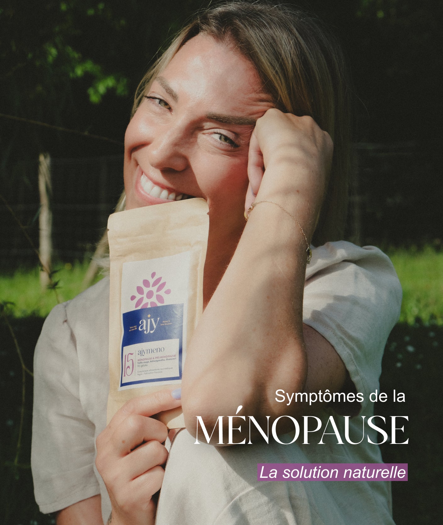 AJY Compléments alimentaires Bio Vegan Made in France Menopause Preménopause Aswagandha Shatavari Ayurveda 