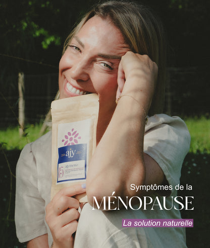 AJY Compléments alimentaires Bio Vegan Made in France Menopause Preménopause Aswagandha Shatavari Ayurveda 